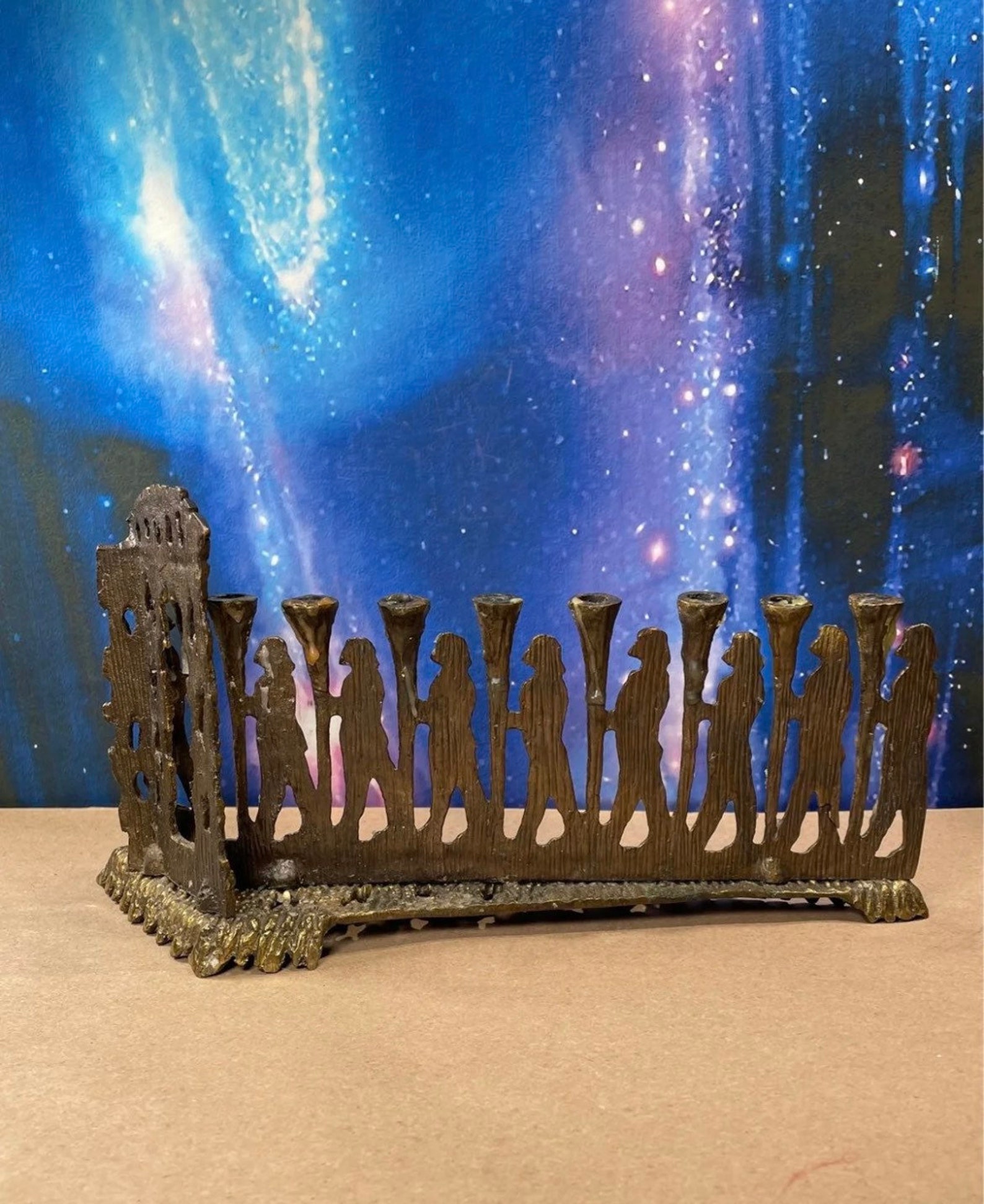 vintage patina brass menorahs made in nisrael vintage patina brass menorahs made in nisrael
