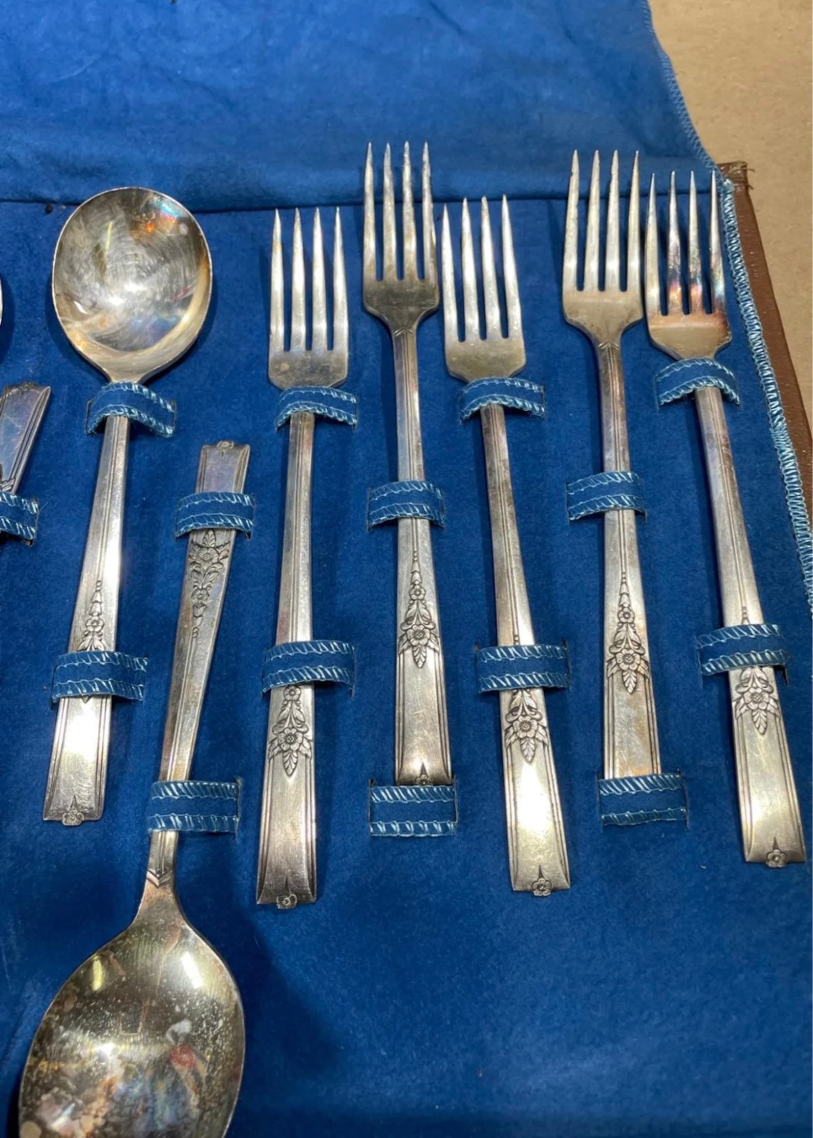 Vintage Oneida Wm. A. Rogers Flatware Set 28 piezas Etsy