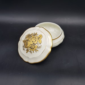 Bonbonnière Art Nouveau Bernardaud Limoges [Vers 1910] / Description détaillée ci-dessous