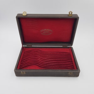 Christofle France cutlery storage box | Early 20th century | 12 pieces | Pavillon de Hanovre | Cutlery length 21cm | See details below