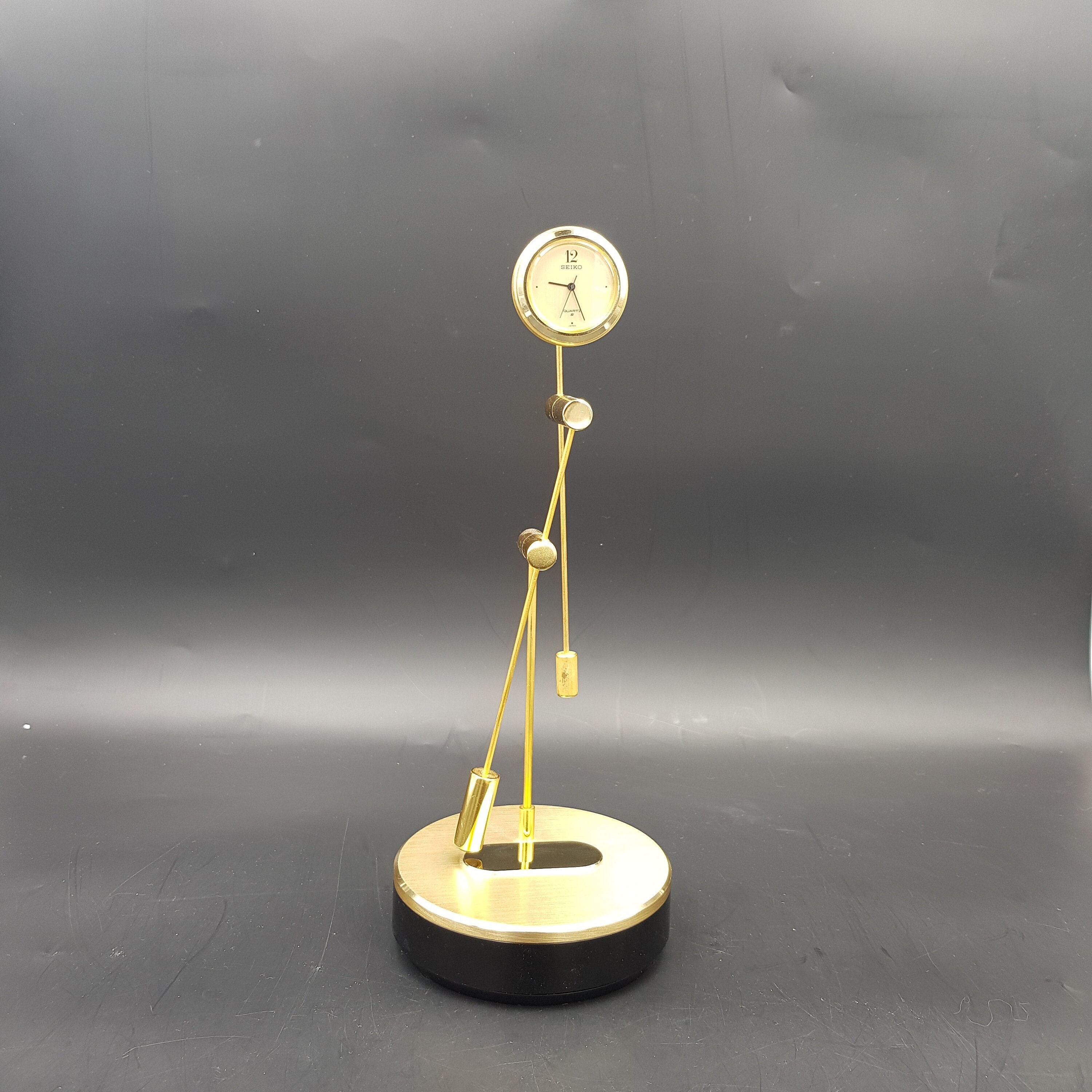 1980s Seiko Magnetic Pendulum Swing Desk Clock - Etsy