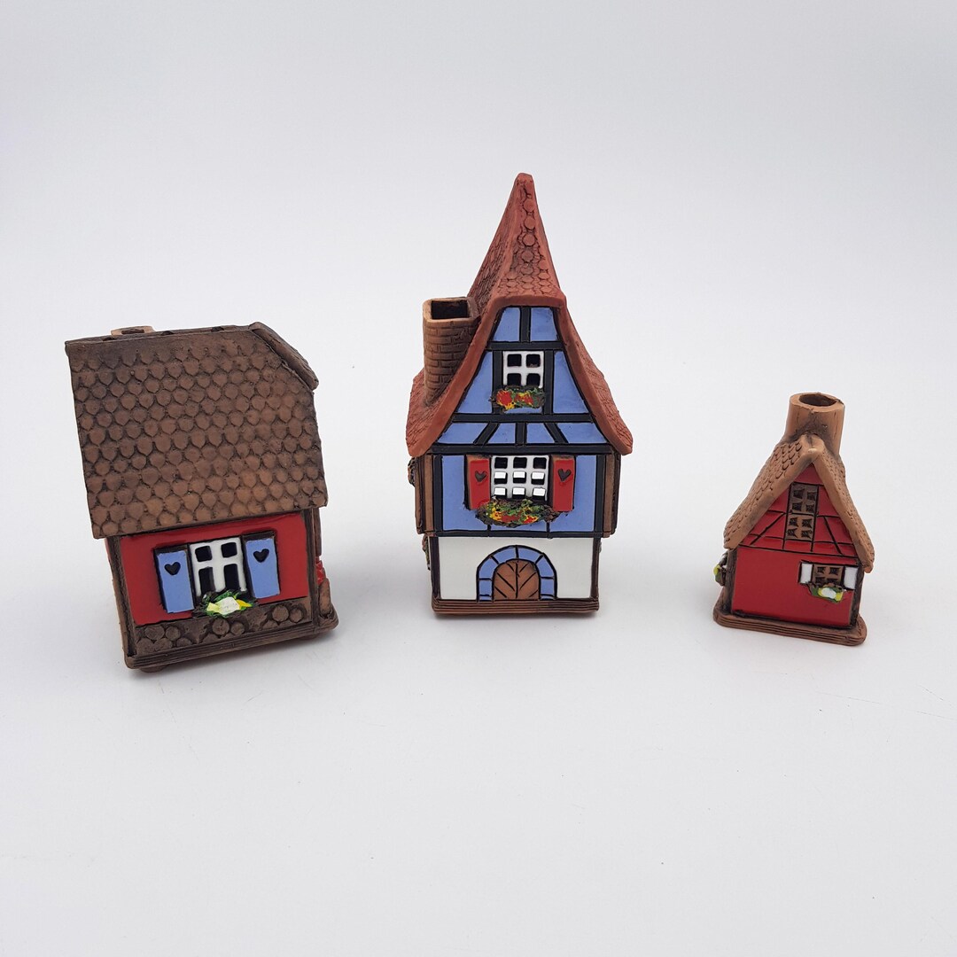 3 Vintage Ceramic Miniatures | 2 of Them Are Photophores | for a ...