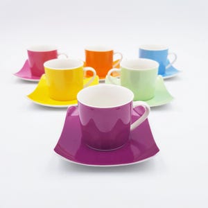 English Tea Set YOLIFE Vintage Floral Tea Saucers - Set Of 4 Ivory Porcelain Plates With Gold Trim (5.8") Vintage Tea Cup