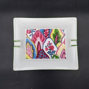 Large ashtray / trinket tray | Philippe Deshoulières, Limoges, France | "Bysance" collection | Design Patrick Frey | See details below