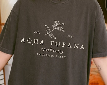 Aqua Tofana Tee Shirt, Giulia Tofana, Feminist Icons, Angry Feminist Tee, Funny Feminism T Shirt, Womens Rights Shirts, Equal Rights Tee