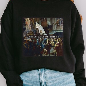 Joan of Arc Sweatshirt, Feminist Crewneck, I Was Born To Do This, Strong Women Top, Womens Rights Gifts, Empowered Women Sweatshirt