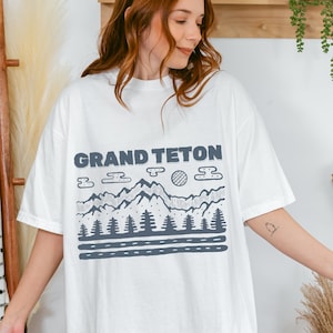 Grand Teton National Park T-Shirt, Teton Village Tee, Grand Teton Gift Shirt, Jackson Hole Wyoming Vacation Gift, Wyoming Travel Gift Shirt