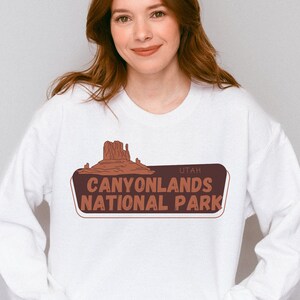 Canyonlands National Park Sweatshirt, National Park Sweater, Camping Gift, Canyonlands Sweatshirt, Camping Sweater, Moab Utah Sweatshirt