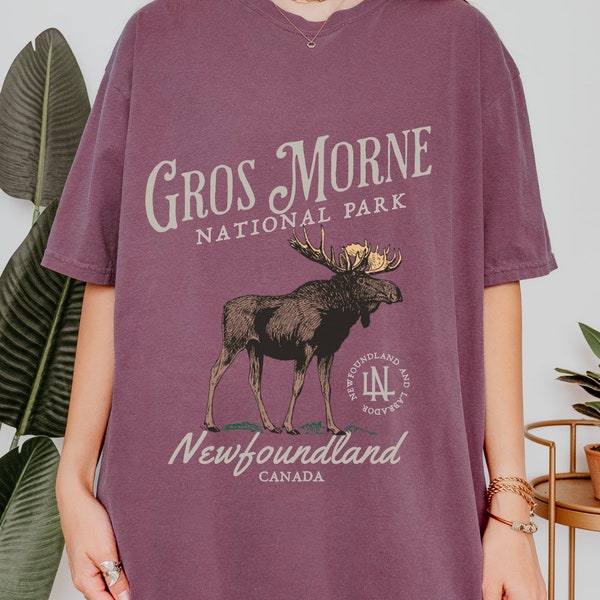 Gros Morne National Park T Shirt, Newfoundland Canada Tee, Western Brook Pond, Newfoundland and Labrador Shirt, National Park Tee, NPS