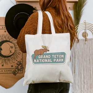 Grand Teton National Park Einkaufstasche, Umweltfreundliche Einkaufstasche, ReisetascheTote, Jackson Hole Tote, Grand Teton Tote