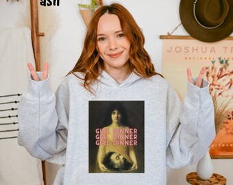 Sudadera de cena para niñas, sudadera con capucha Salomé, sudadera con capucha feminista desquiciada, regalo feminista divertido, quemar el patriarcado, sudadera misandria