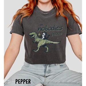 Menace to Society T-Shirt, I am Nobodies Peace Tee, Funny Tees, Sarcastic Shirts, Funny Gifts, Rage Tee, Weird Tops, Socially Awkward Tee