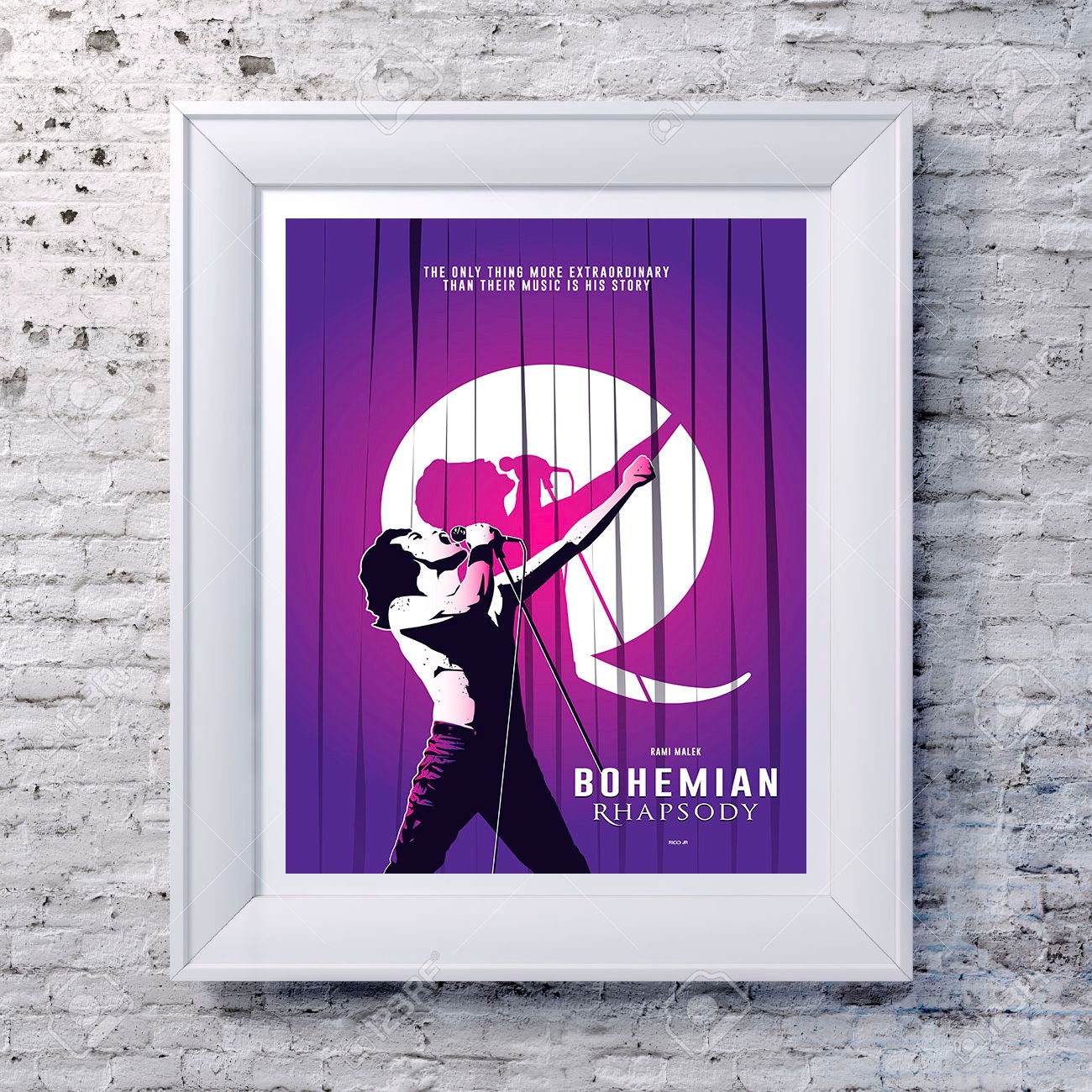 Bohemian Rhapsody Movie Art Silk Poster Canvas Print