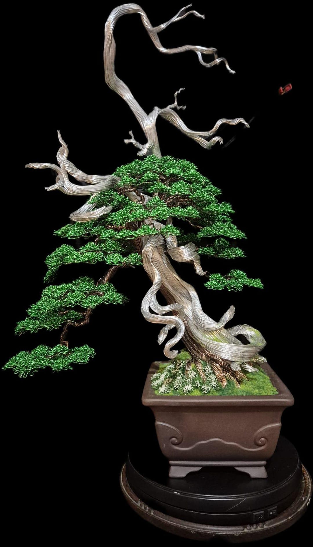 Dekorativer Bonsai/ Drahtbaum-Wacholder mit Ten Jin und Halbkaskade Nummer  3J/ Halbkaskaden-Wacholder mit Ten Jin Nummer 3J - Etsy Schweiz