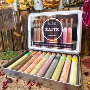 Luxury Flavoured Salts Selection – Gourmet Gift Set of 10 Exquisite Artisan Salts