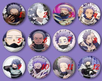 Anime Brainwashing Boy Button Pin