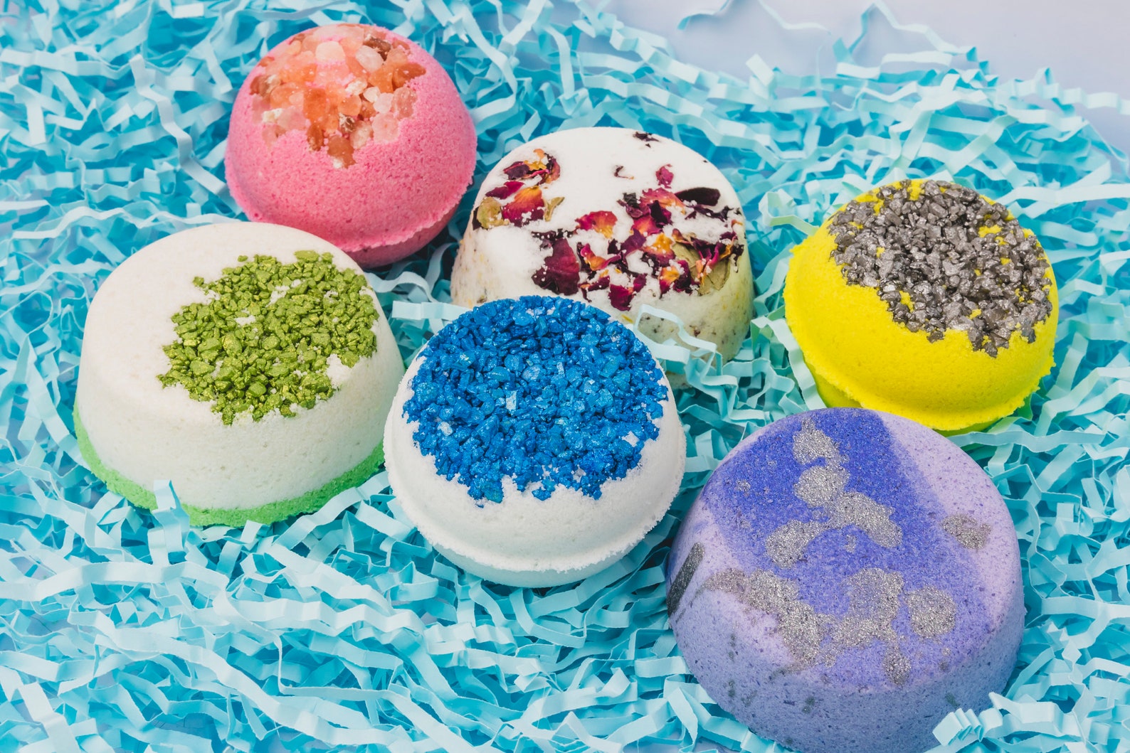 LUXURY BATH BOMBS Box of 3 or 6 Scented Bath Bombs in a Gift Etsy UK