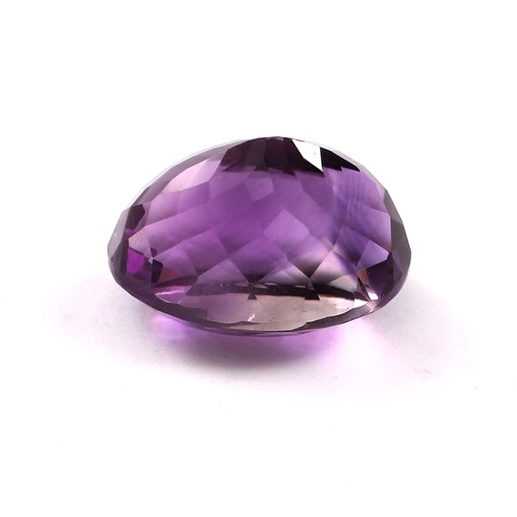 ルビーアメジスト（ホイル多数あり） 18カラット AAA 天然パープルアメジスト オーバルカット ルース
