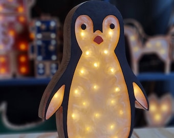 Penguin Light -  Kids Night Lamp | Children's Room Light