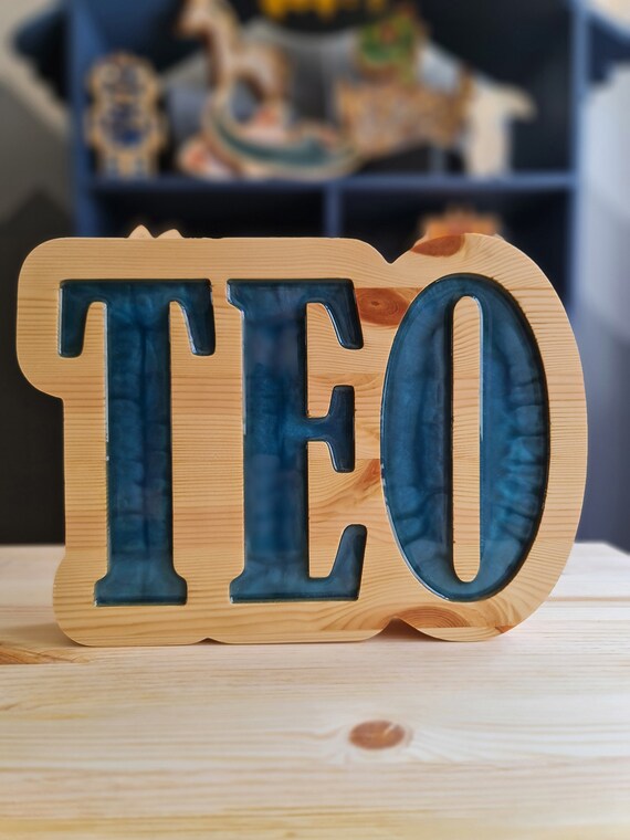 Personalized Lamp - Illuminated Nursery Decor, LED Bedside Lamp, Kids Room Decoration