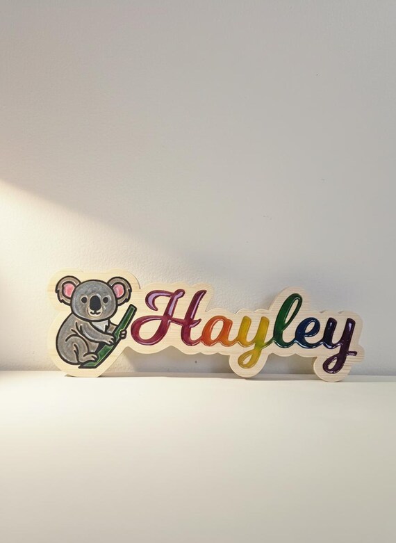Personalised Name Lamp : Glowing LED Lamp | Kids' Room, Table Decoration