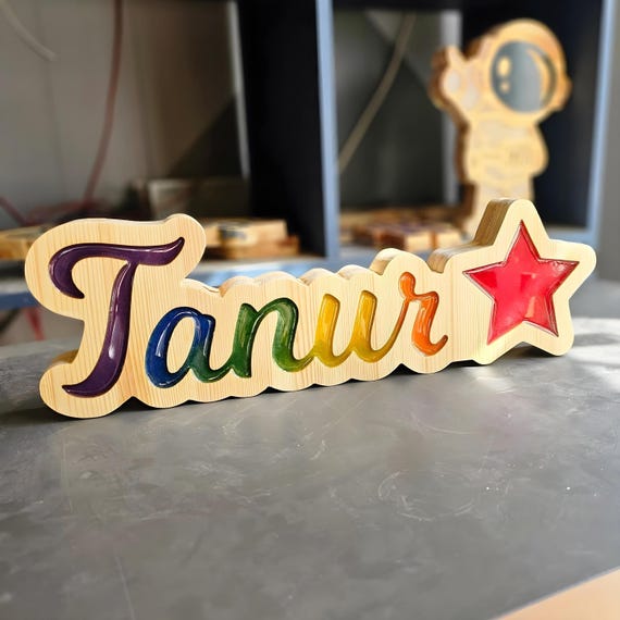 Colorful Personalized Name Lamp