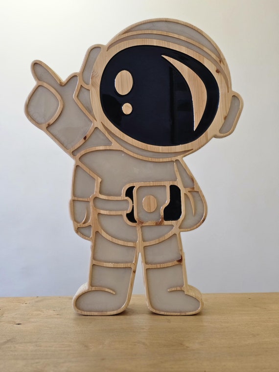 Astronaut Lamp with Remote – XL Size | LED Night Light for Space Lovers