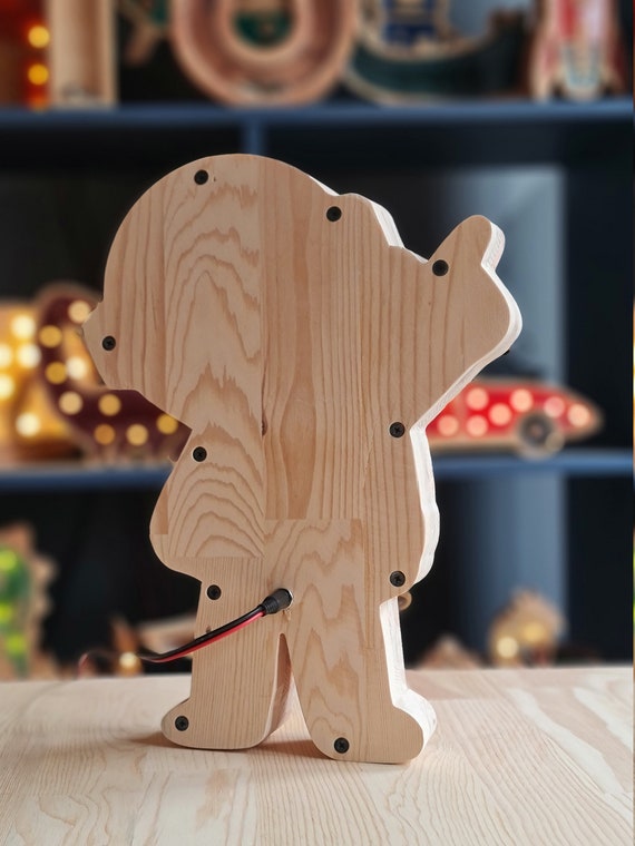 Astronaut Lamp: Space-Themed Nursery Lamp for Kids' Bedroom Decor & Decoration