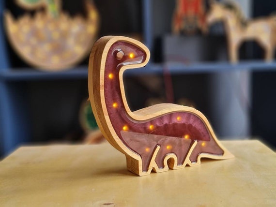 Adorable Dinosaur Night Light: Cozy Small Lamp for Kids' Bedroom, Cute Dino Decor, Nursery Accessory