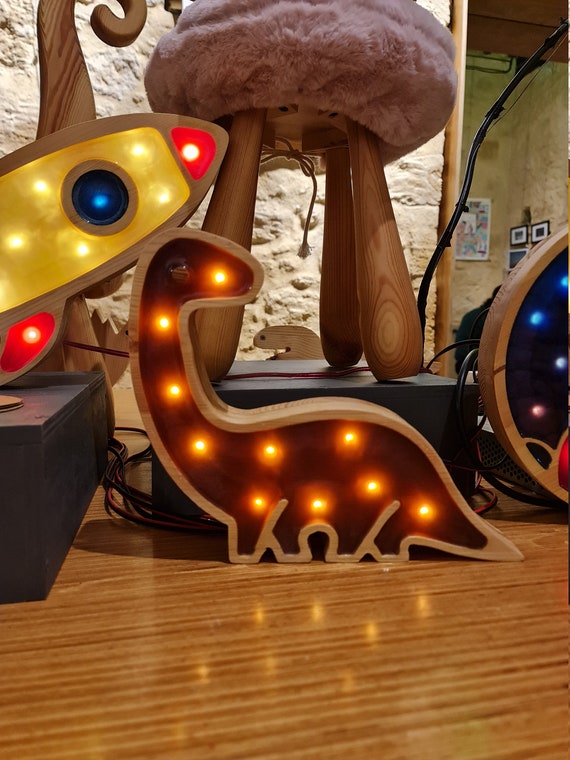 Adorable Dinosaur Night Light: Cozy Small Lamp for Kids' Bedroom, Cute Dino Decor, Nursery Accessory