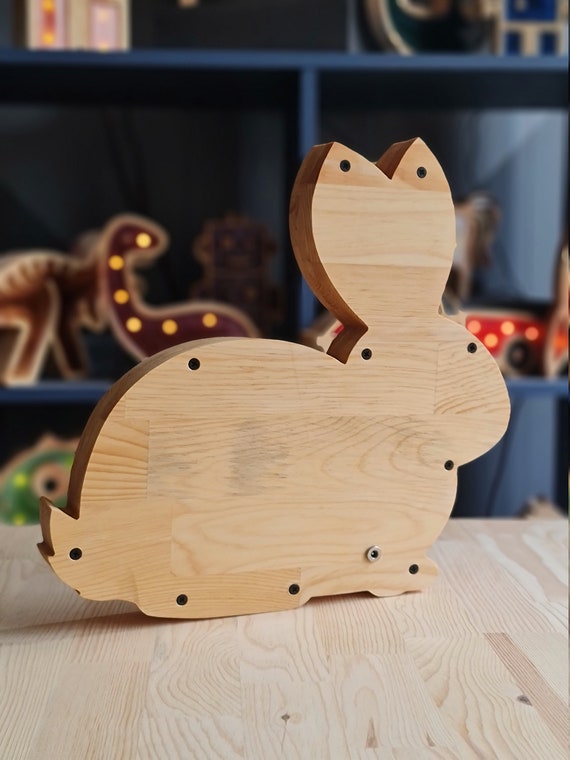 Adorable Bunny Lamp for Children's Bedroom - Cute Nursery Decor & Kids Room Illumination