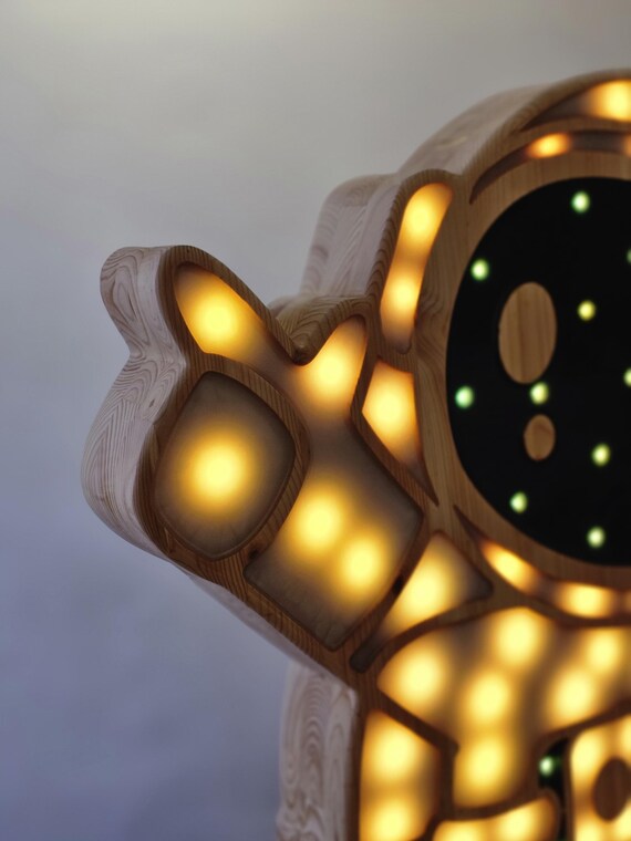 Astronaut Lamp with Remote – XL Size | LED Night Light for Space Lovers