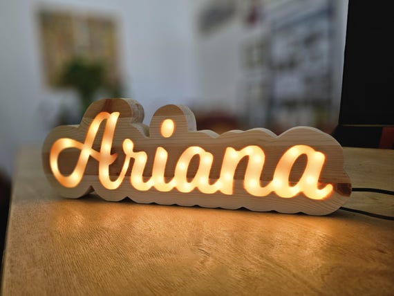 Colorful Personalized Name Lamp