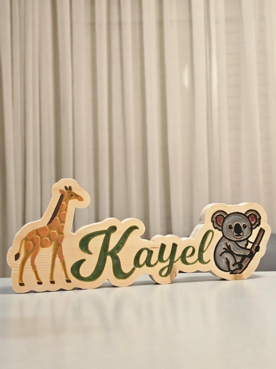 Personalised Name Lamp : Glowing LED Lamp | Kids' Room, Table Decoration