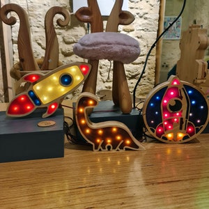 Dino Light Small Size Kids Night Lights Children's Room Light zdjęcie 3