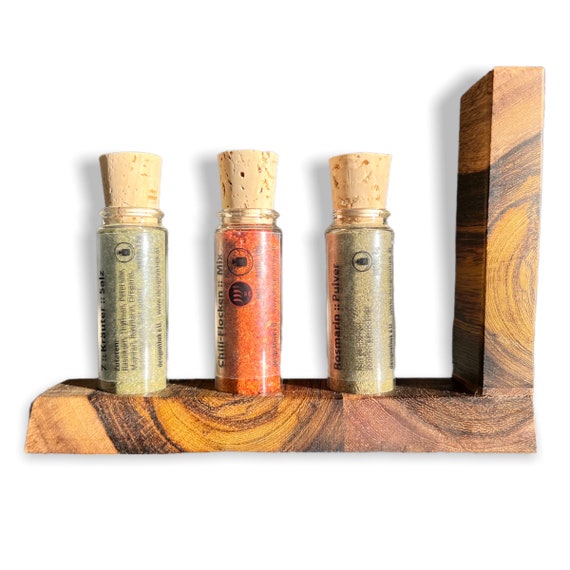 Spice rack / cruet / filled with herbs