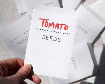 MINIMAL - Seed Packet Templates, Instant Download PDF