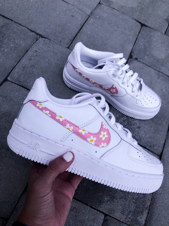 Nike, Shoes, Brand New Nike Air Force Lv Customs Pink