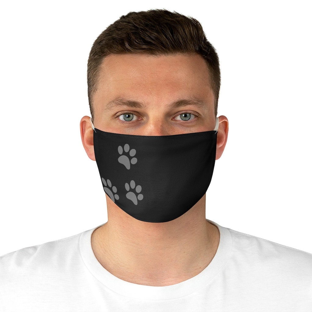 Cat Paws Face Mask Adjustable Fabric Face Mask Washable Etsy