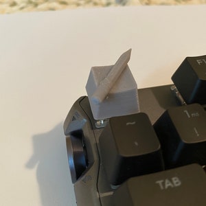 Custom Pencil Key Cap 3D Printed PLA OEM Profile Row 4 (R4) Cherry MX Connector