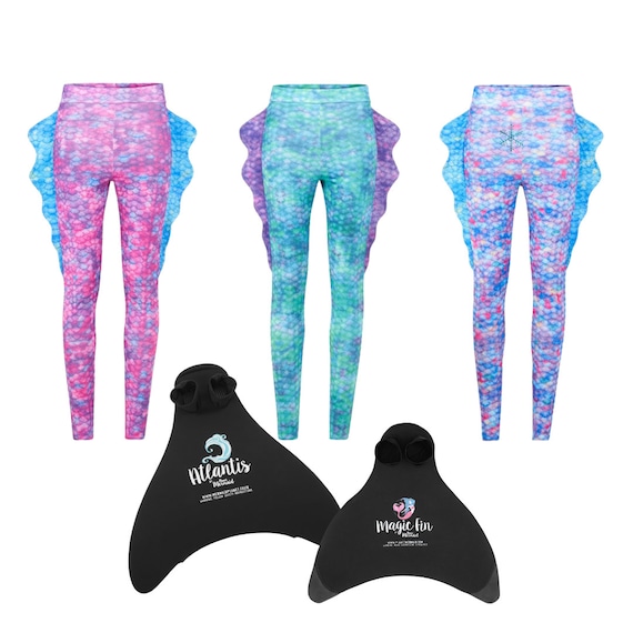 Mermaid Planet Mer maiden Mermaid Legging Monofin Gift Set magic