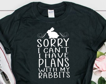 Lo siento, tengo planes camisa, camisa de mamá conejita, regalo de conejito, mamá conejita, amante de conejitos, camisa de mamá, camisa de conejito, amante de conejos, amante de conejos, lindo conejito