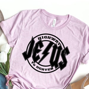 Highway To Heaven, Jesus Shirt, Christian Shirt, Jesus Shirt, Christian Shirt, Faith Shirt Church Shirt, Christian Apparel