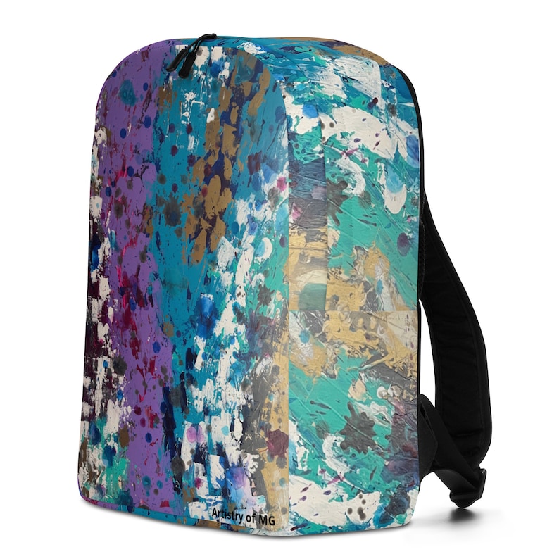 Paint Splatter Backpack Etsy