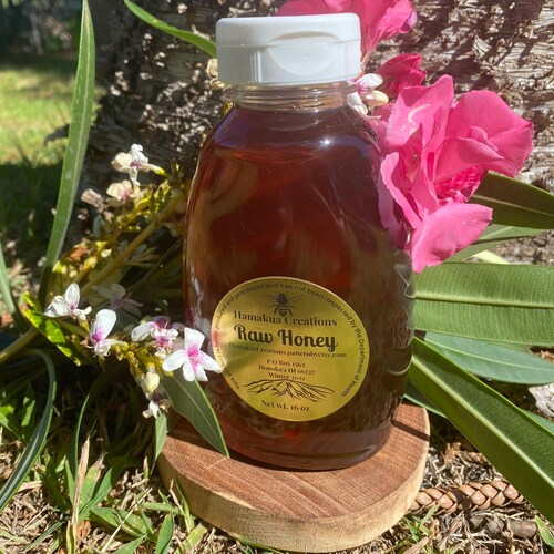 1LB 16oz Raw Honey From Hawaii Etsy
