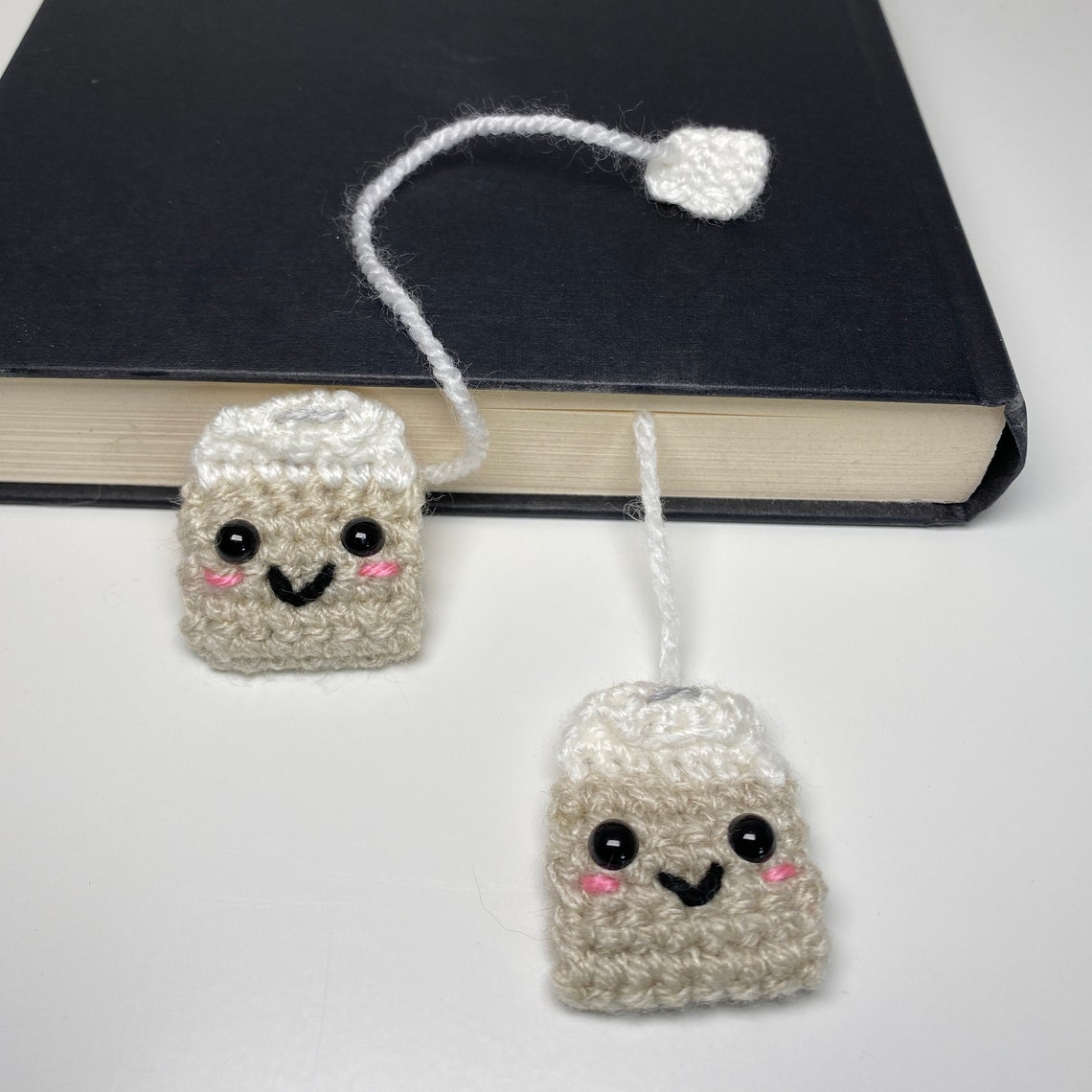 Crochet Tea Bag Bookmark Teabag Crochet Bookmark Cute Etsy Canada