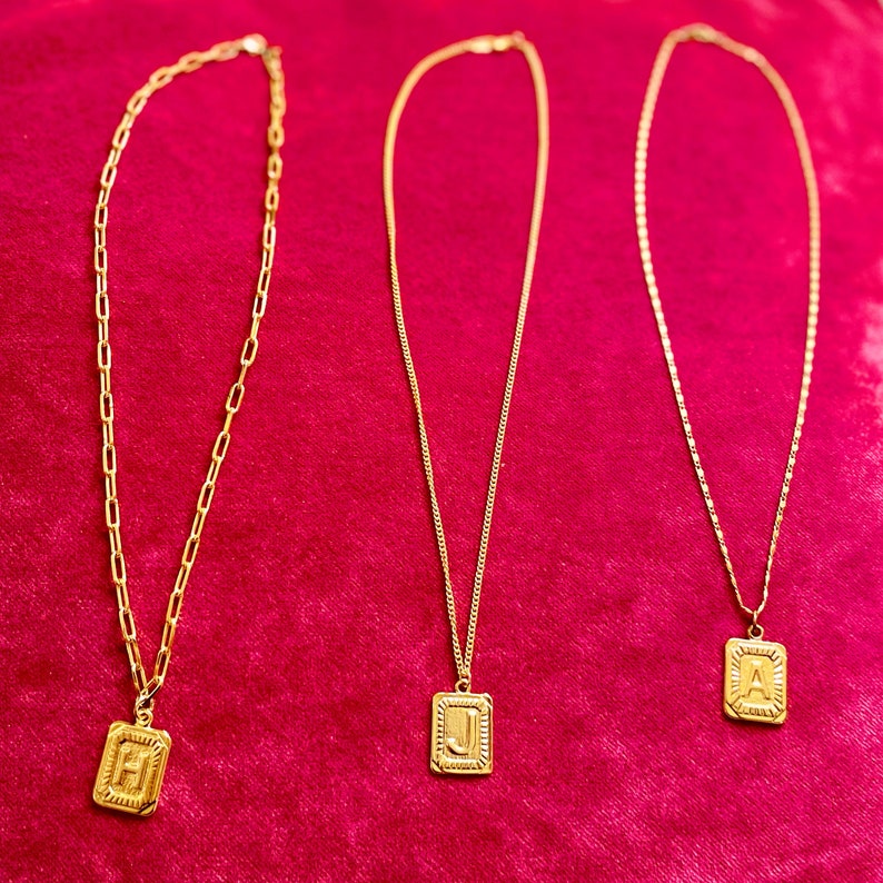 The Golden Initial Necklace