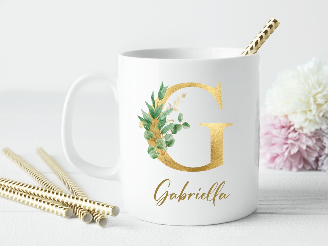 Personalized Mugs With Initials and Names Mugs With Etsy