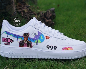 juice wrld painted vans