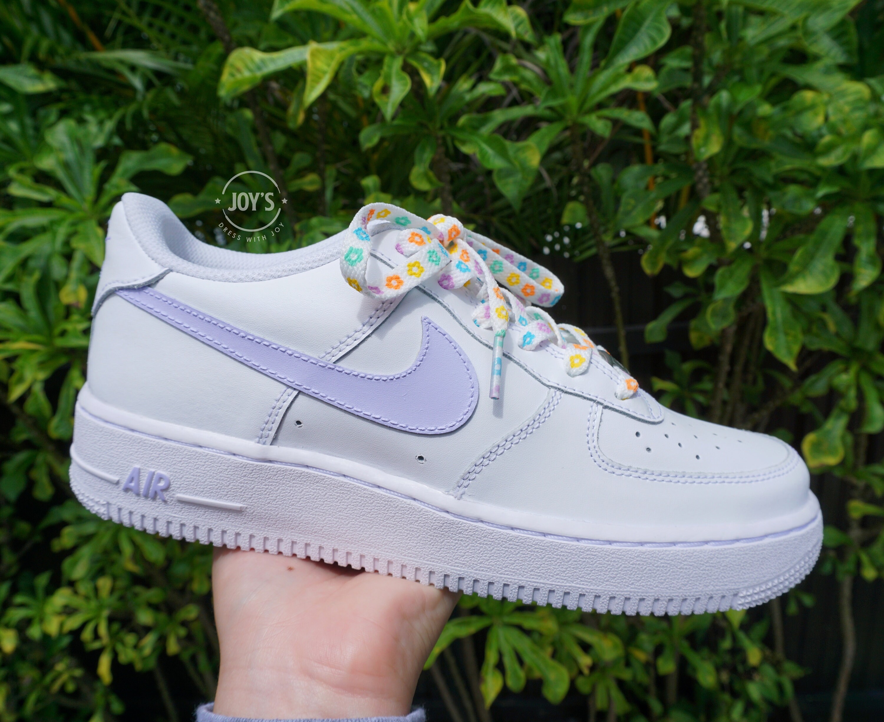 Cherub Angels Golden with Chain Laces Custom Air Force 1 Sneakers